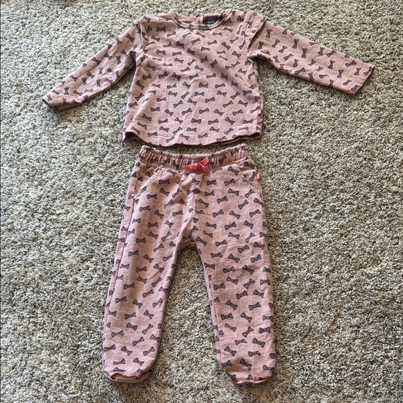 Kids Pink Bow matching set size 12 months